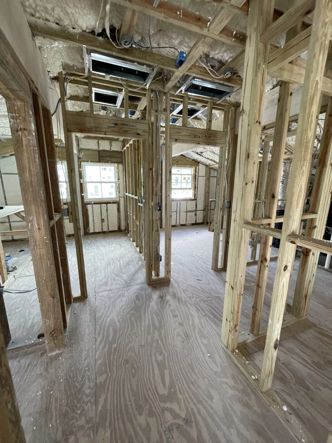 Interior framing