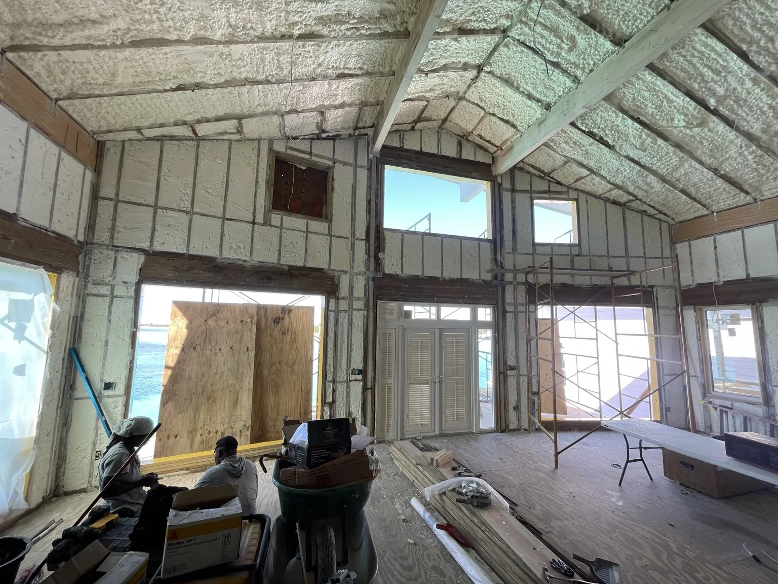 Large room under construction